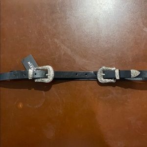Black waist belt